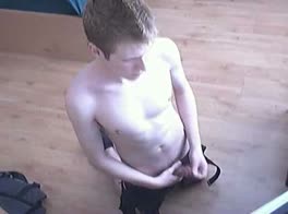 Complaisant In The Act jerking off   hot boy